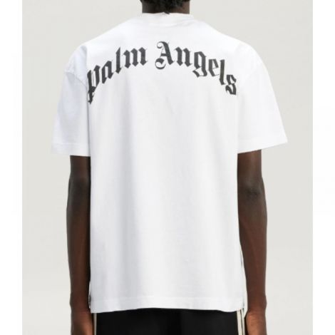 Palm Angels Tişört Bear Classic Beyaz - Palm Angels Erkek Tişört Palm Angels Bear Classic T Shirt Beyaz (1)